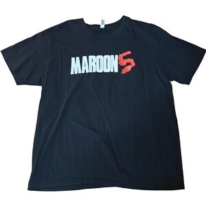 Maroon 5 red pills blue tour band tee size XL